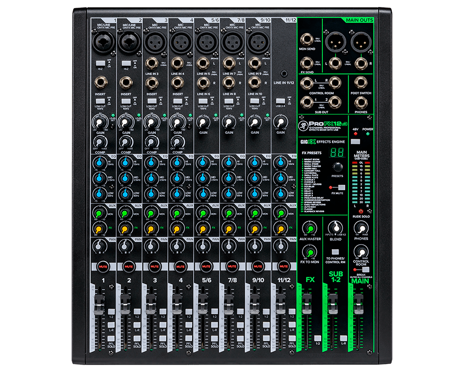Mackie ProFX12v3 ミキサー
